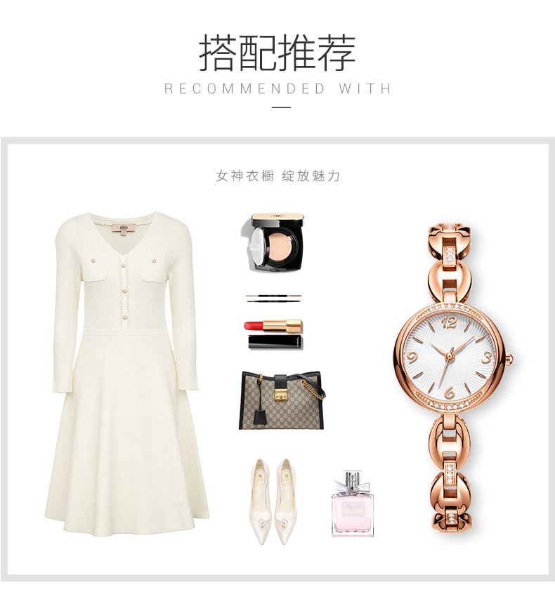 596韓版精致時(shí)尚鑲鉆女士手表ins風(fēng)鋼帶石英手表廠家批發(fā)