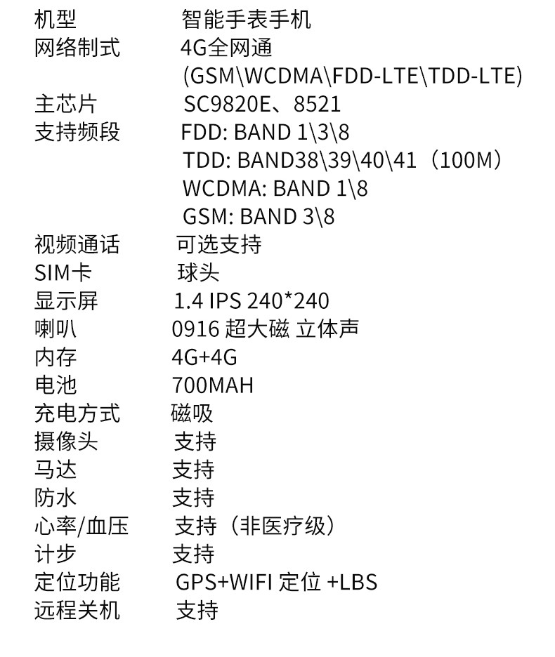 穩(wěn)達(dá)時(shí)H06智能手表全網(wǎng)通老年健康腕表支持視頻通話廠家推薦